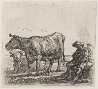 KG 03466
<br/>
Twee koeien
<br/>
<em>Cuyp, Aelbert (1620-1691)</em>